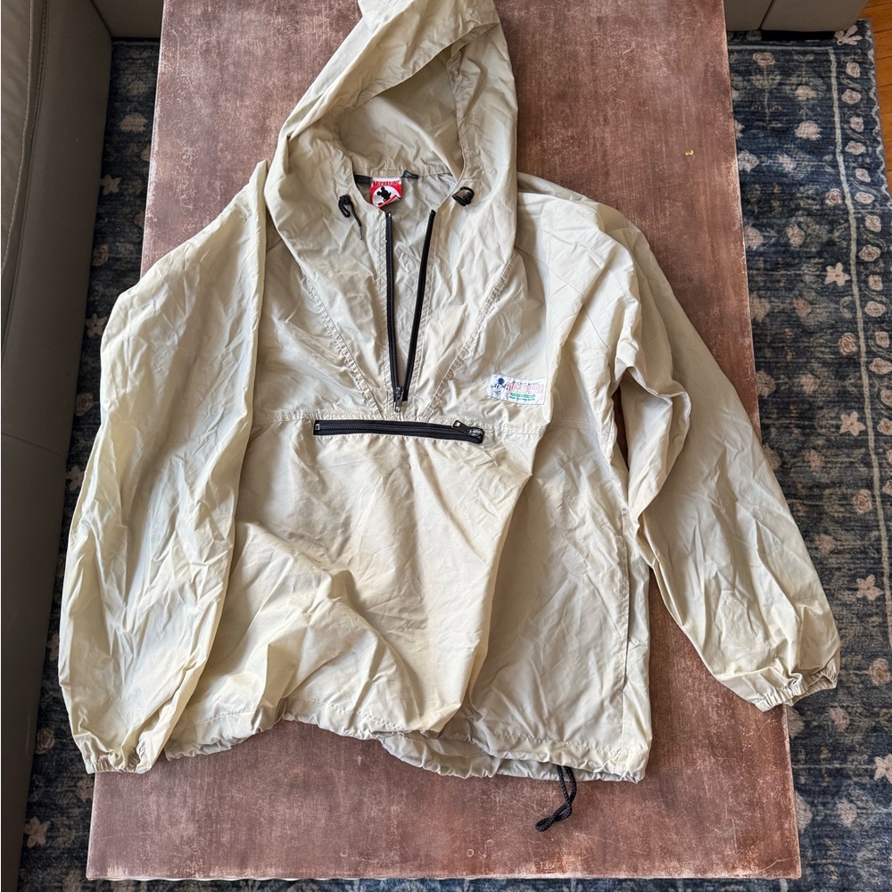 Disney Mickey Mouse Beige Hooded Raincoat